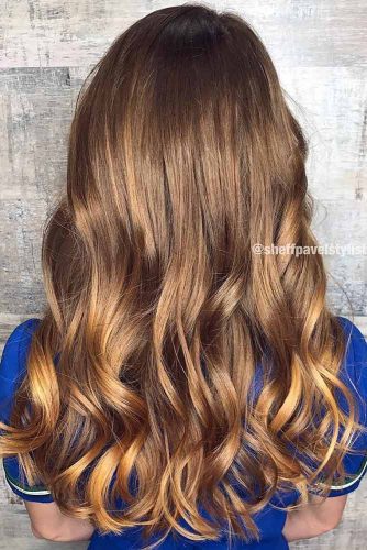 Long Brown Highlighted Hair #longhair #sleekhair #brownhair