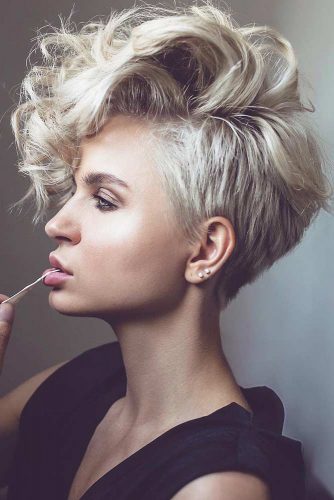 Long Curly Pixie Bob #shorthaircuts#shorthairstyles #pixie