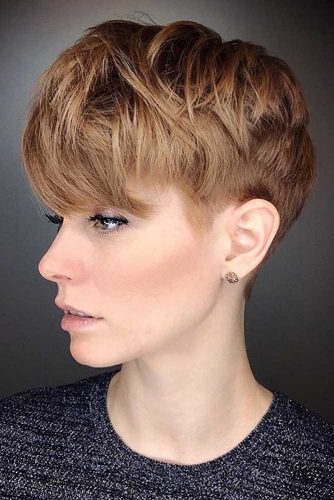 Long Layered Pixie To Look Younger #shorthaircuts#shorthairstyles #pixie