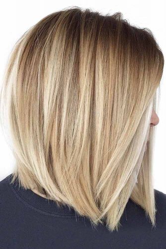 Lovely Hairstyles For Shoulder Length Hair Straight Bob #mediumhair #straighthair #bob