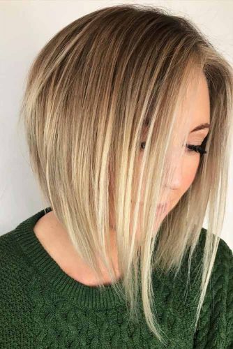 Medium Face-Framing Bob Hairstyle #blondebob #shortbob