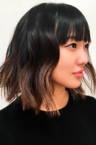 Messy Brunette Bob Hair Cut picture3