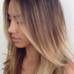 middle-parted-straight-medium-length-layered-hair