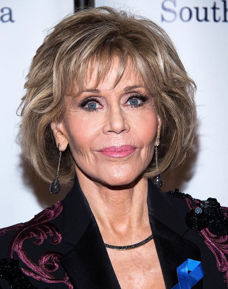 modern shag hair jane fonda