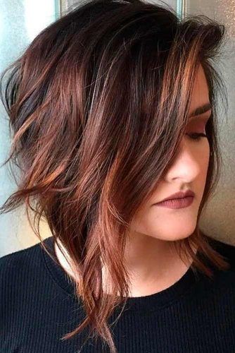 Natural Brown A-Line Bob #bobhairstyle #brownhair