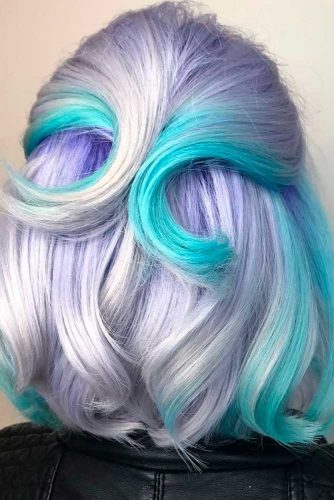 Neon Ombre Curls