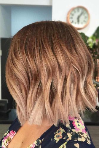 Ombre For Medium Hair Length #shortombrehair #balayage #shorthair #bobhaircut #mediumhair