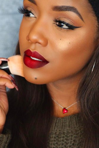 ombre-lips-with-red-lipstick-picture