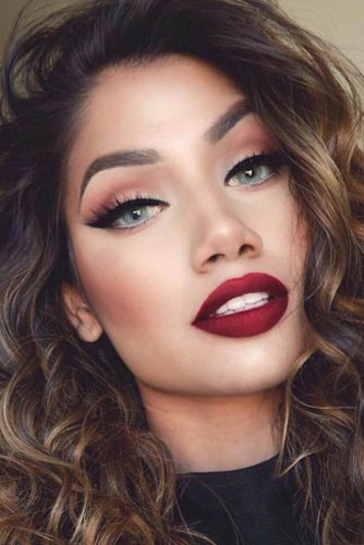 Ombre Lips with Red Lipstick picture 4