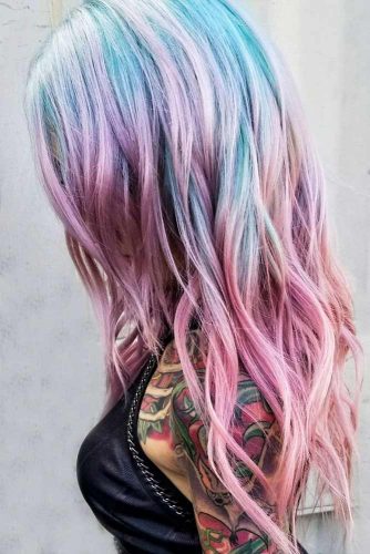 Pastel Unicorn Layers #pinkhair