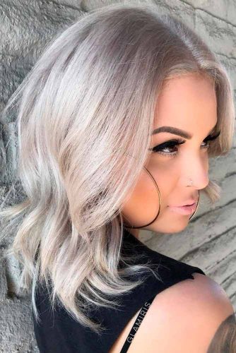 Perfect Medium Length Layered Haircuts #blondehairstyles #shoulderlengthhair