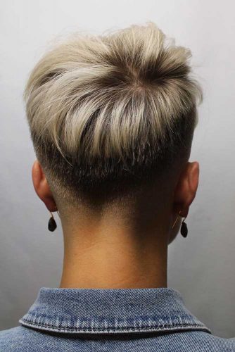 Pixie With Faded Back And Sides #shorthaircuts #shorthairstyles #pixiecut