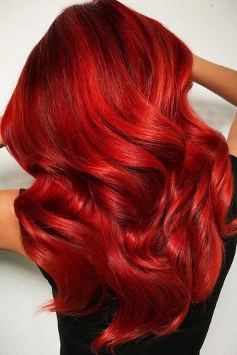 Ravishing Red Balayage