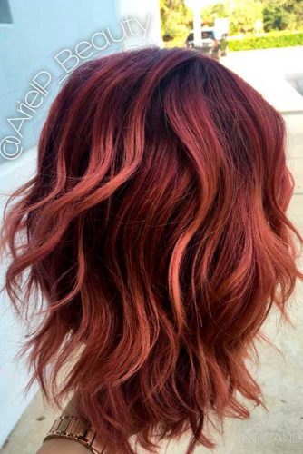 Red Balayage Tones