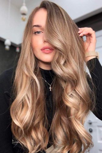 Sandy Long Locks #blondehair #highlights