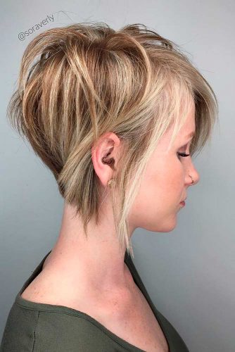 Short A-Line Bob with Side Bang