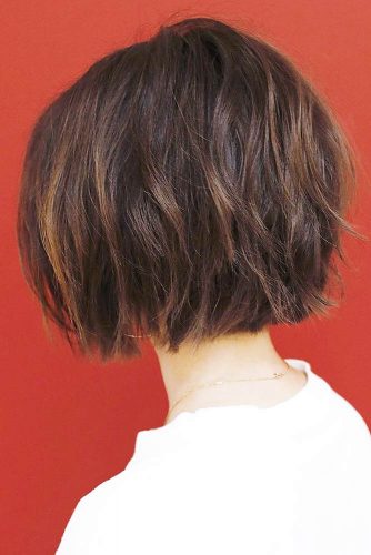 Short Bob Layered #layeredhair #shorthair #bob