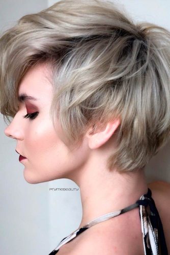 Short Funky Hairstyle #shorthair #funkyhairstyles