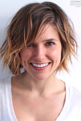 Short Layered Cut for Straight Hair