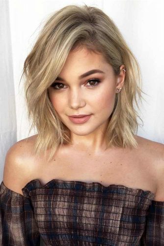 Shoulder Length Blonde Bob #mediumlengthhairstyles #mediumhair #hairstyles #longbob #blondehair