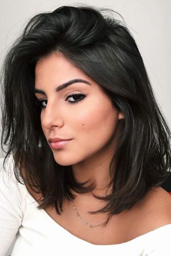 Shoulder Length Haircuts For Straight Hair - medium length haircut for straight hair