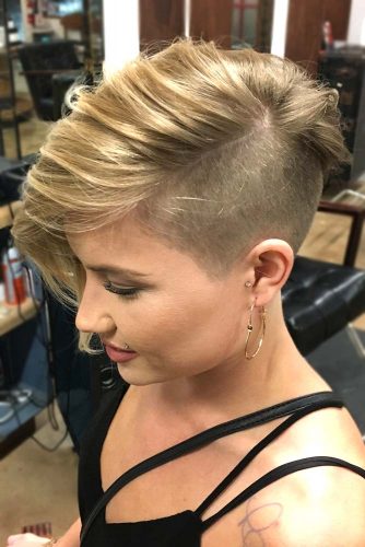 Side Shaved Pixie