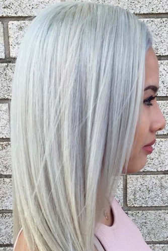 Silver Shade of Blonde Hair Color picture 2