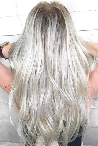 Silver Shade of Blonde Hair Color picture 3