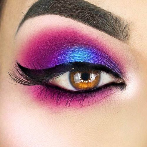 Smokey Eyes Makeup For Girls With Amber Eye Colors picture 3
