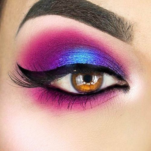 Smokey Eyes Makeup For Girls With Amber Eye Colors picture 3