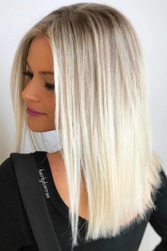 Medium Length Hairstyles Dark Blonde