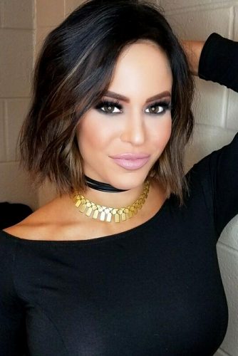 Straight Bob Hairstyles Brown Ombre #shorthair #shorthairstyles #bobhairstyles #pixiehairstyles #brownombre