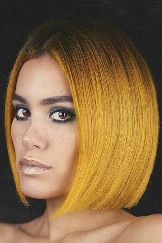 Straight Short Blunt Bob #shorthaircuts #shorthairstyles #shortbob