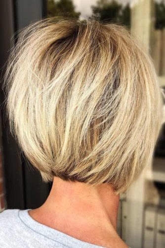 Subtle Undercut Layered Short Bob #bob #layeredhair #shorthair