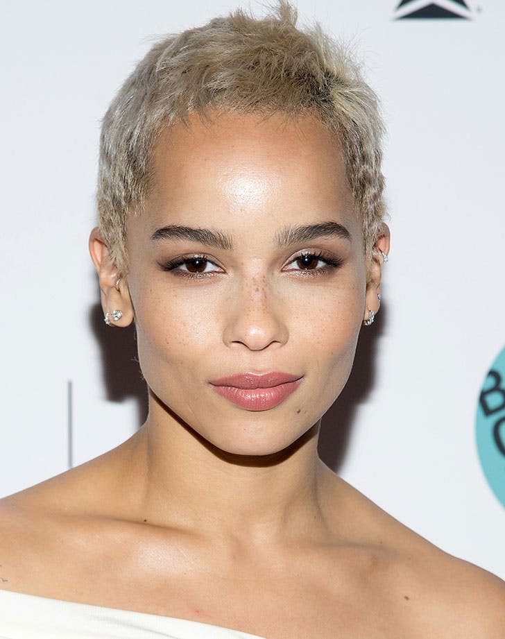 super short pixie hair zoe kravitz18