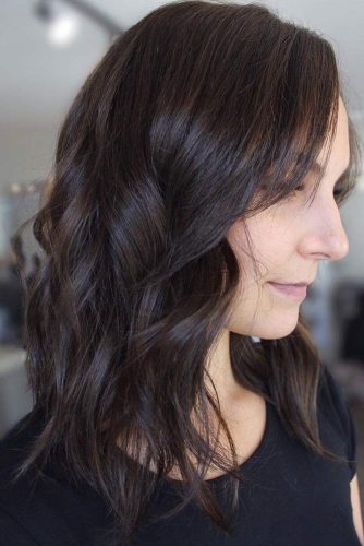 Textured Brunette Hair