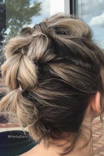 Updos Hairstyles for Shoulder Length Hair picture2