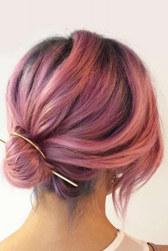 Updos Hairstyles for Shoulder Length Hair picture3