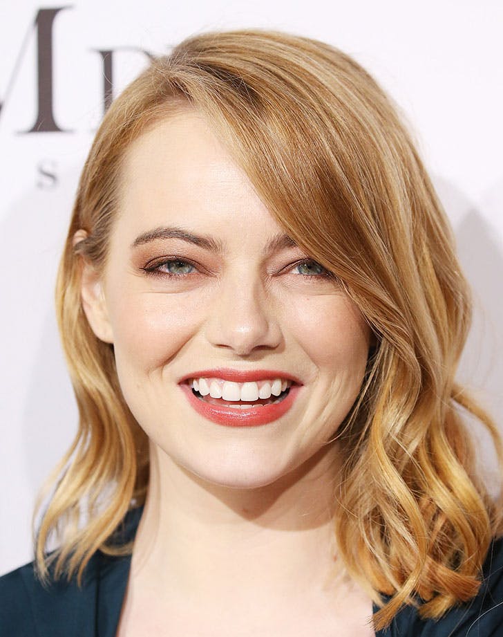 wavy lob emma stone20