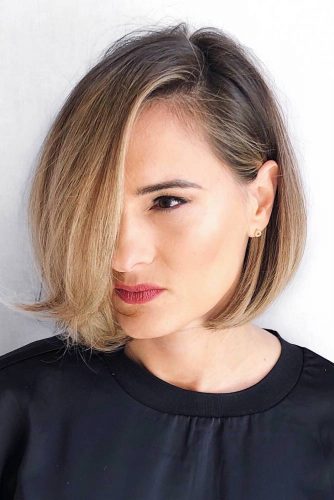 Wheat Blonde Ombre Hair #shortombrehair #ombrehair #shorthair #bobhaircut #blondehair