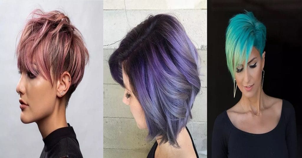 Beautiful Hair Dye Styles for Short Hair