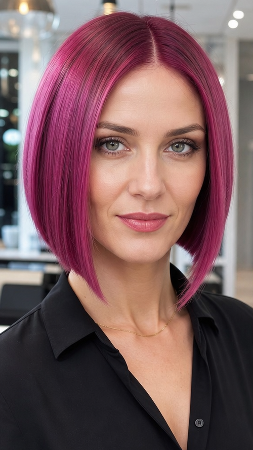 Raspberry Orchid Hair