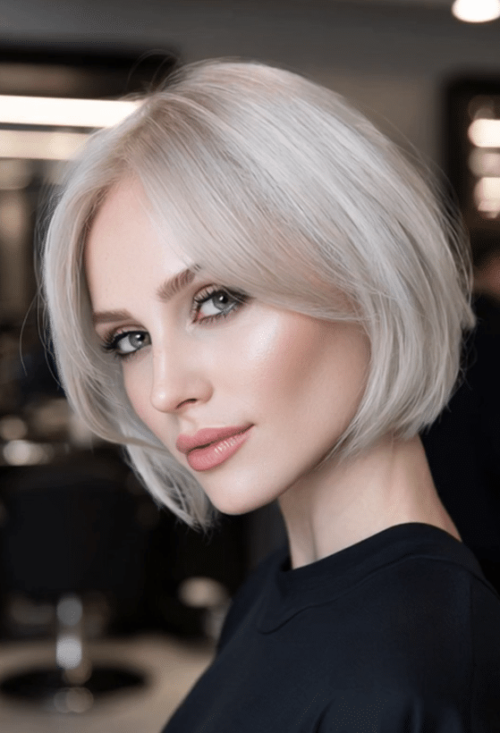 Icy Pearl Blonde Hair