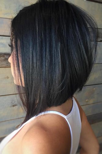 Angled Long Bob Hairstyle #angledbob #longbob