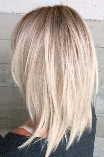 Grunge Haircut #blondecolor #grungecolor