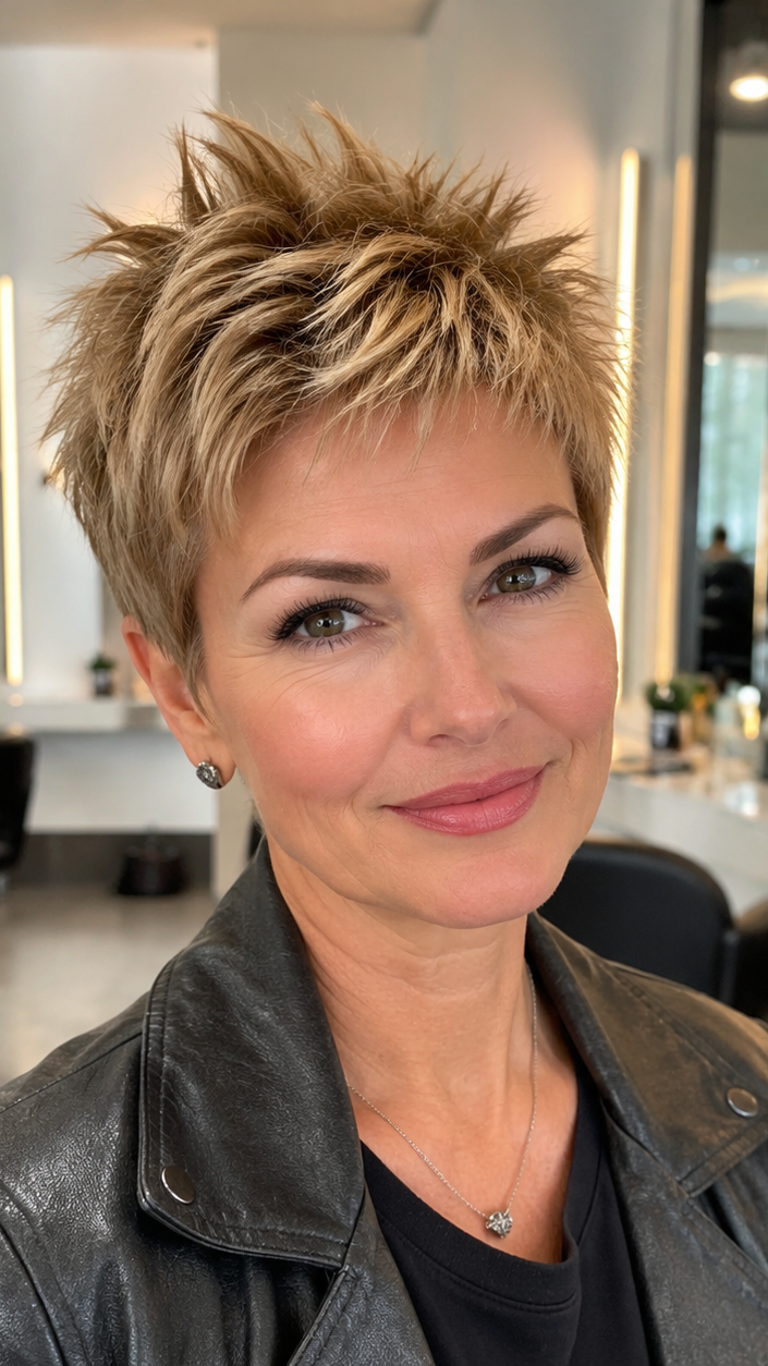52 New Pixie Haircut Ideas 2026 Champagne Beige Highlight Hair