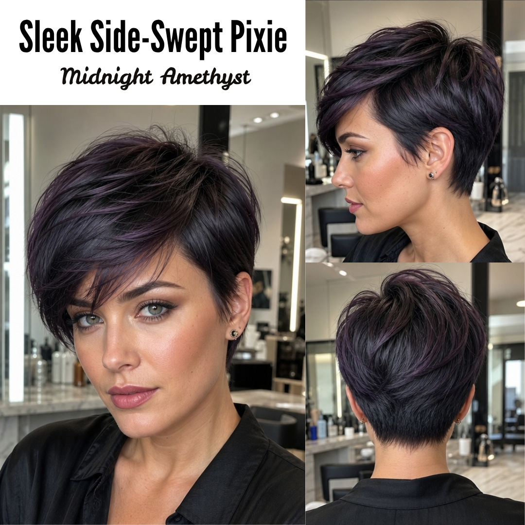 Midnight Amethyst Hair