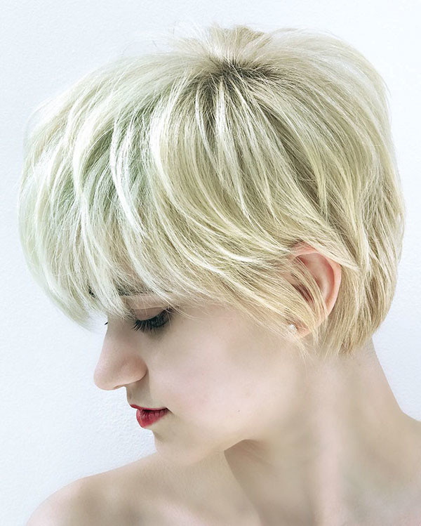 63-blonde-pixie-cut New Pixie Haircut Ideas in 2019 