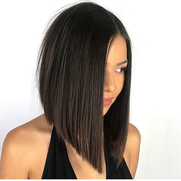 Asymmetrical-Bob-Haircut-2 Best New Bob Hairstyles 2019 