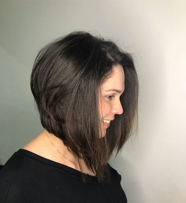 Dark-Bob-Hairstyle-1 Best New Bob Hairstyles 2019 